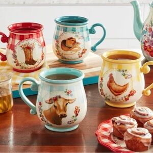 pioneer woman mug set